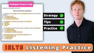 IELTS Listening | Best Strategy for Multiple Choice Questions