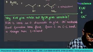 Why KCN gives nitriles but Agcn gives isonitrile?