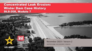 DLS 208 M07 Wister Dam Case History Concentrated Leak Erosion Nov 2023