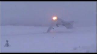 Footage of Russian Tu 22M3 Bomber crashing in Olenegorsk | Aviation Club