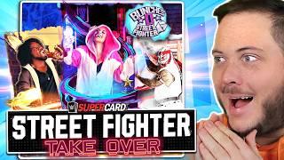 Epic STREET FIGHTER x WWE SuperCard Pack Opening Goes WRONG... These Cards are FREE?!