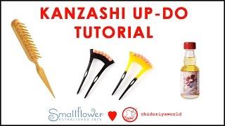 Chidoriya Kanzashi Up-Do Tutorial