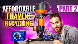 Affordable Filament Recycling Pt. 2: DIY Shredder + Extruder