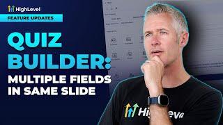 Quiz Builder: Multiple Fields in Same Slide Live!