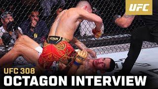 Ilia Topuria Octagon Interview | UFC 308