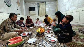 Hossein and Hasti's arrival at their grandfather's houseFather's return from work‍‍‍‍‍‍