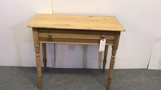 Small Victorian Pine Writing Table - Pinefinders Old Pine Furniture Warehouse