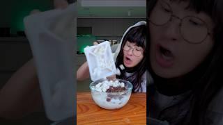 How to make red bean ice cream bingsu