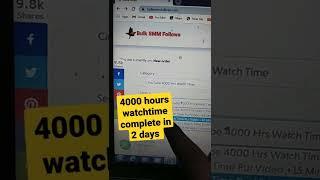 badhaye #4000hourswatchtime