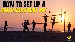 How to Set Up a Beach Volleyball Net (Knot-Tying Secrets to Make Your Life Easier!)