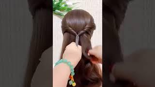 2 minutes Easy Hairstyle for Girls #shorts #viral #hairstyle #glamreel