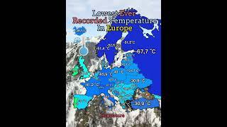 Lowest Ever Recorded Temperature In Europe