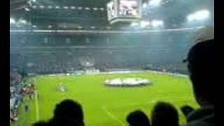 FC Schalke 04 - Chelsea Champions League Hymne u. Anfeuerung