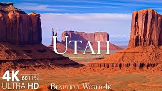 Utah 4K - A Visual Journey Through america's Wild West - Calming Music