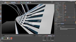 Cinema 4D Tutorial - How to Create a Space Colony 03 Frame & Balconies