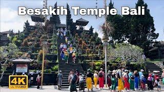 جولة سياحية في أهم معبد في بالي | Besakih Temple, Bali, Indonesia | Walking Tour 4K