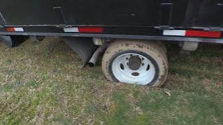 Small French Drain in front of a shed