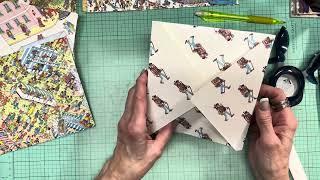 Making Simple Envelopes from Oversized Paper #happymailmovement #happymail #forbeginners