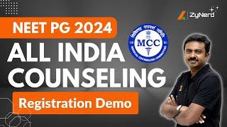 All India Counselling - Registration Demo | NEET PG 2024