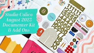 Studio Calico - August 2023 Documenter Kit & Add Ons Unboxing