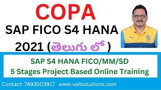 SAP S4 HANA FICO COPA | SAP FICO HANA COURSE | SAP FICO Online Training in Telugu | by Veera BS