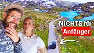 Spektakuläre Passstraßen Norwegens im Camper