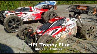 HPI Trophy Truggy & Buggy Flux Rally, Jumping and Dirt