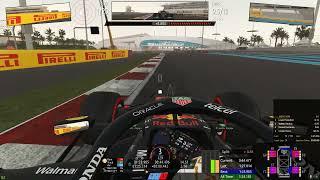 rFactor 2 : F1 2021 Max Verstappen Abu Dhabi Final Lap Overtake Recreation