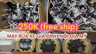 Máy rửa xe Mỹ hệ gia đình chỉ 250k-450k (free ship)-Lọc không khí NHẬT zalo: 0767274274-0784203203