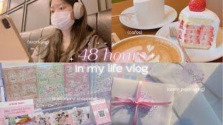 48 hours in my life vlog  productive days as a sticker shop owner