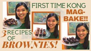 How to bake 3 SUPER EASY BROWNIES RECIPES for first timers