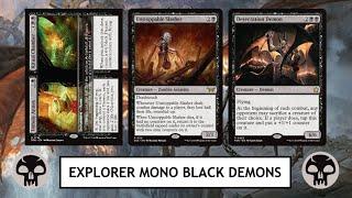 Explorer Mono Black Demons - Maybe We Cast Demons To Avoid Confronting Our Own. Makes You Think...