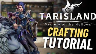 Tarisland Profession and Crafting Beginners Guide | New Player Tutorial | New MMORPG 2024