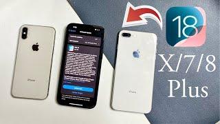 How To Update iOS 18 in iPhone X,7,7 Plus,8,8 Plus | iOS 18 update in iPhone X,7,7 Plus,8,8 Plus |