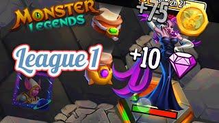 Bounty Hunt League 1 and 2 (Monster Legends)