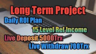 Tron Chain Full Business Plan | Long Term Project | How to Join Tron Chain | Best ROI Plan