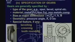 Lecture - 32 Gear Manufacturing