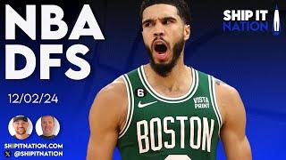 NBA Show | December 2, 2024 | DraftKings DFS Picks, Plays and Process