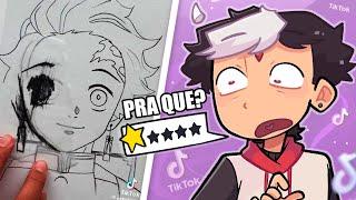 Avaliando Tutoriais de Arte do TIKTOK - 6