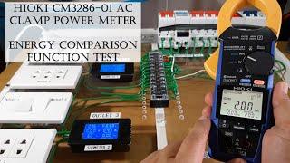 [English Sub] Hioki CM3286 AC Clamp Power Meter- Energy Comparison Function