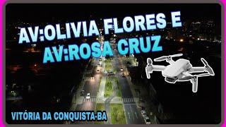 AV OLÍVIA FLORES  E ROSA CRUZ IMAGENS AÉREAS VITÓRIA DA CONQUISTA-BA