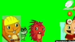 Happy Tree Friends Characters Big Stampede Green Screen (Version 6)