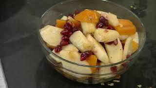 winter holiday fruit salad