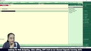 #13  payment and receipt of bill wise in Tally ERP9 |#accountingsoftware #upgrade #computer