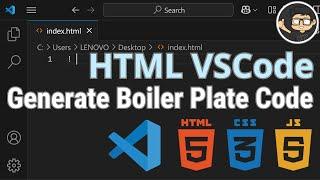 HTML Boiler Plate vscode