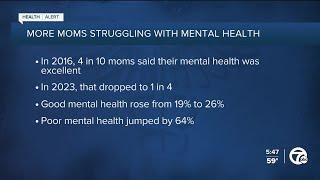 Only a quarter of moms report 'excellent' mental health in new survey