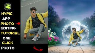 Hypic App photo editing tutorial |l one click photo background change #hypicapp #photoediting