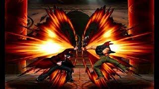 MUGEN KOF Flames Orochi Iori Vs. Nuclear Ralf