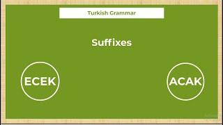 Turkish Grammar: Learn the future tense suffixes “ECEK&ACAK ”(will, shall) with its verb conjugation