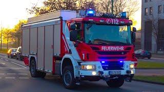 [ALARM FÜR DEN RÜSTZUG] Berufsfeuerwehr DUISBURG - Alarmierung - Rüstzug + VLF